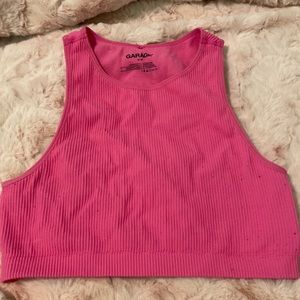 Harte seamless ribbed cropped tank top